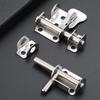 Stainless Steel Door Latch Gate Safety Lock Sliding Mechanism Sliding Bolts Latch Toilet Door Lock Easy Installation Hasp Lock