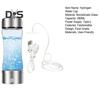 Hydrogen Water Bottle Generator 1300-2100ppb Hydrogen-Rich Water Cup 380ml High Borosilicate Glass SPE/PEM Technology Smart Health Cup for Home