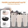 Reusable Leak-Proof Cup Lid High Temp Resistant Pouring Design Small Mouth Pouring Cup Lid Food Grade for Tumbler