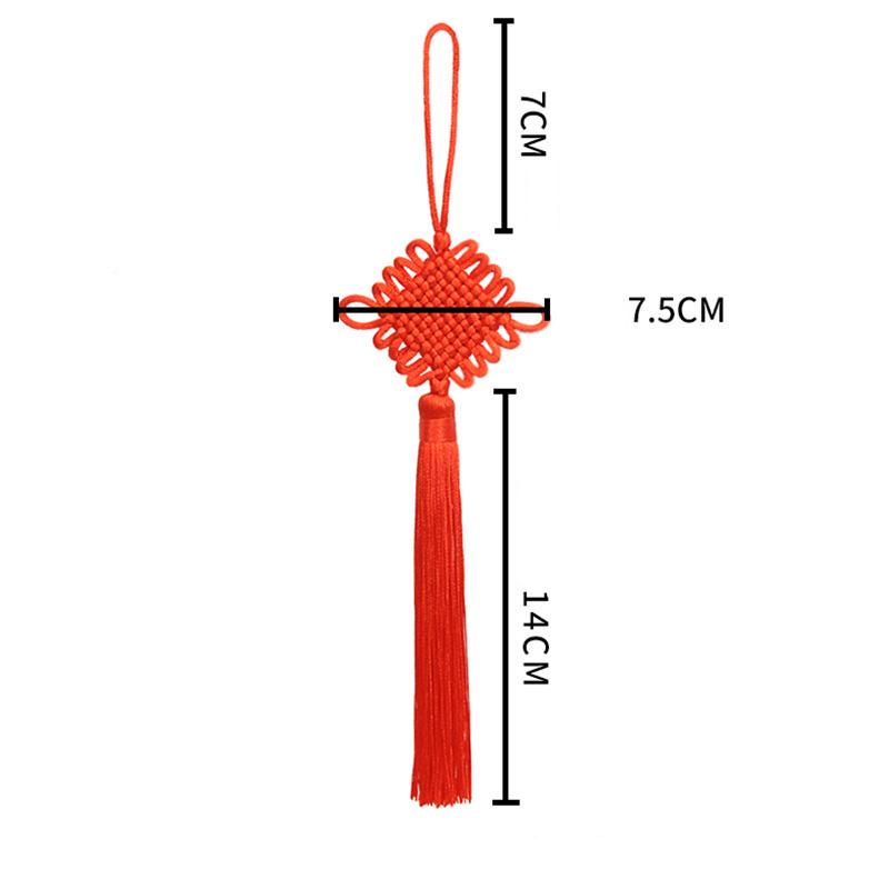 Chinese Knot Spring Festival Decoration For Home Pendant Chinese Lunar New Year Traditional Decor Red Tassel Ornament