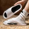 Outer slippers summer men's indoor home non-slip home silent senior women's sandals men's summer