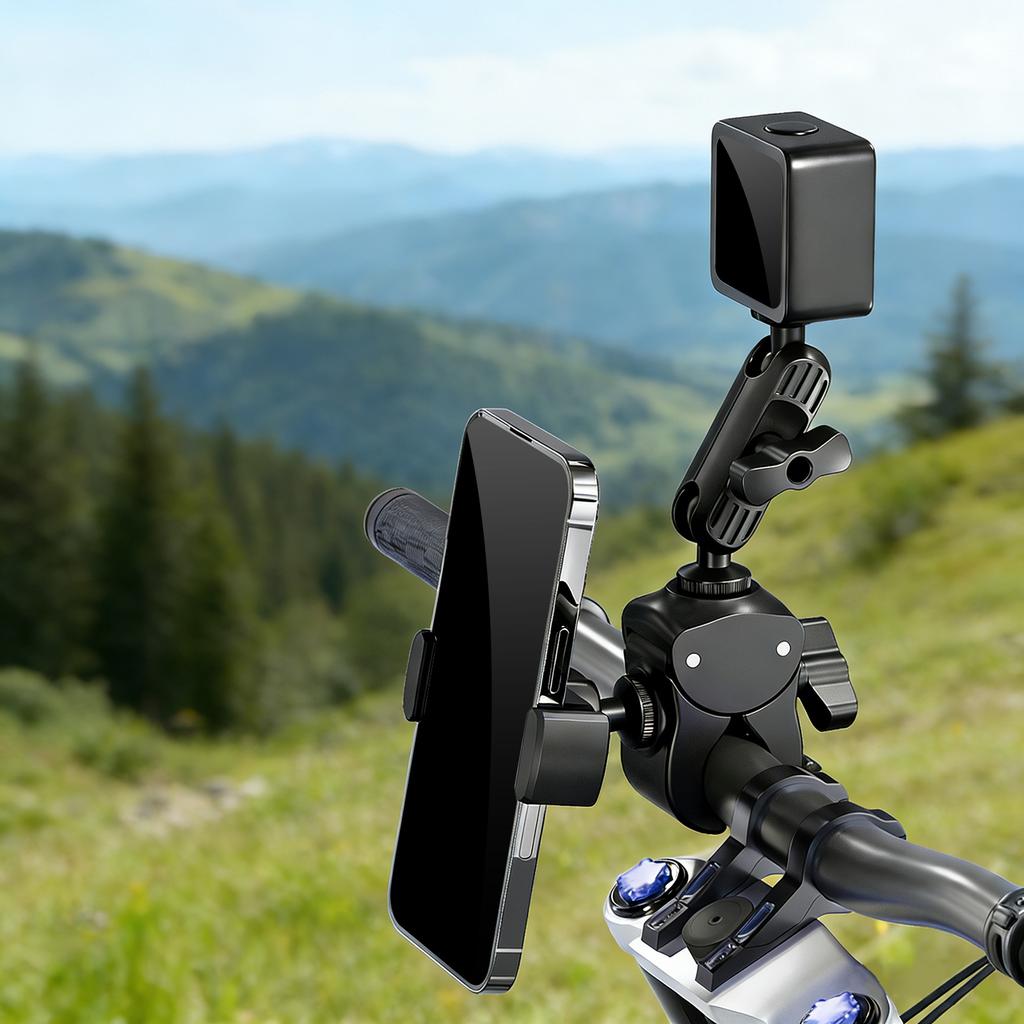 Plastic 17mm Ball Head Adapters 4pcs Feature 1/4 Inch Screw for 360 Degree Rotation Photography and Vehicle Use