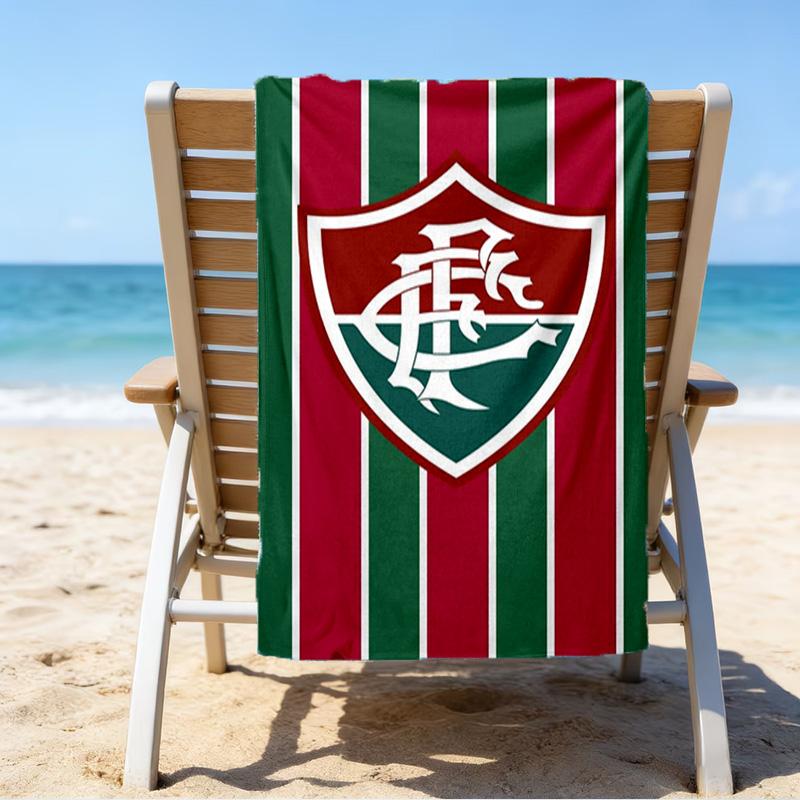 Flumi-nense Football Club Printed Beach Towel, Super Soft Microfiber, Perfect Gift Birthday, for Pool, Beach, Travel, for family and friends