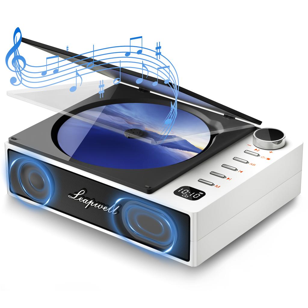 Hot Professional CD Player Built-in Speakers Stereo with 3.5 Mm Headphone and Remote Control LED Screen Bluetooth/U Disk Players