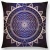 New Dreamy Sun Moon Stars Colorful Lotus Eternity Mandala Gorgeous Floral Pattern Design Prints Cushion Cover Pillow Case