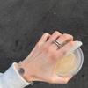 Morbius Mbius Roman Numerals Adjustable Ring With Vintage Style For Men And Women