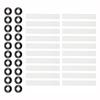 Garage Door Roller Sleeves Quiet ABS Material 11mm ID Compatible with Common Hinge Sizes 10pcs Sleeve and Nut Set