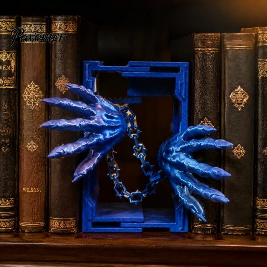 Creative Monster Bookends Flying Dragon Bookend, 3D Printed PLA Fantasy Decorative Book Stand, Gothic Style Display Shelf Stabilizers Heavy