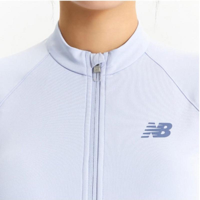 New Balance Club  W Zip Up Rash Guard Slim Fit nbmde2W702 50