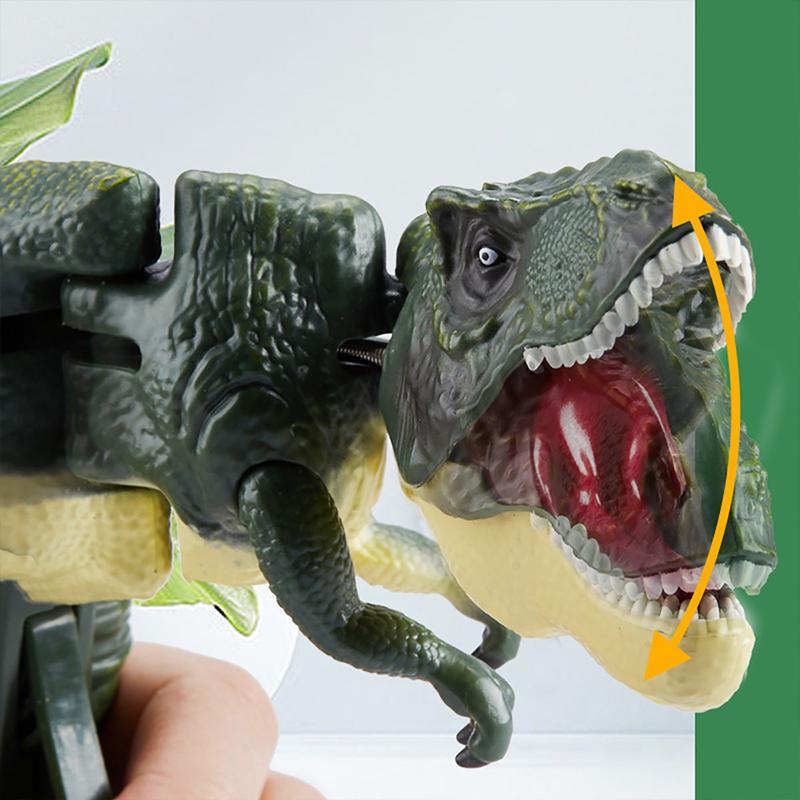 Zazaza Dinosaur Swinging Toy Press zaza Dinosaurs Anti Stress Figures Toys Dino Simulation Animals Model Toys for Children Kids