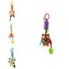 Skk New Animal Wind Chime Bed Hanging Pushchair Pendant With Bell Teether Plush Toy Manufacturer Supply