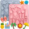 Seashell Beach Chocolate Silicone Molds Ocean Themed Cake Baking Molds for Candy Fondant Cupcake Cookie Dessert DIY Suppies