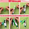 ABS Nurse Pen Keychain Backpack Hanging Marker Pendant Ballpoint Pen With Keychain  Office Supplies