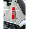 Suzuki Samurai Sierra Door Hinge Step Foot Peg Metal Foldable 2 Set Red & Black