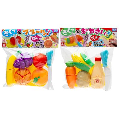 Onda Toy Pretend Play Quick Fruit Quick Vegetable Set Fruit Vegetable Cutting Kitchen Set Pretend Play Shopping Pretend Educational Toy &