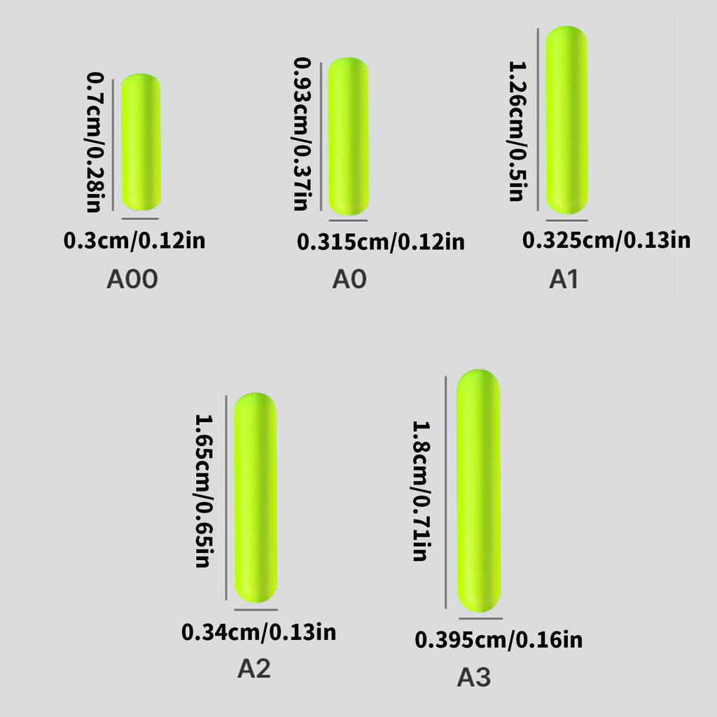 Soft Fishing Float Bobbers Stopper Space Bean Connectors Cylinder Shape Float Sinkers Stops Fishing Accessories