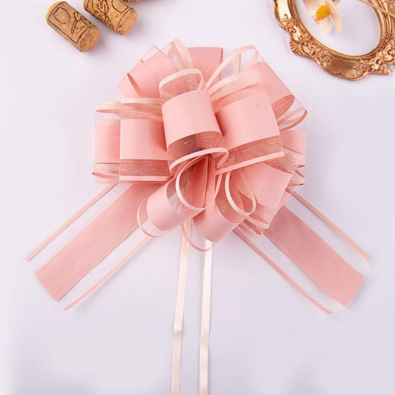 

2pcs Large Pull Bow Ribbon Colorful Pull Flower For Wedding Cars Birthday Christmas Presents Gift Decoration Party Favor Supply Other