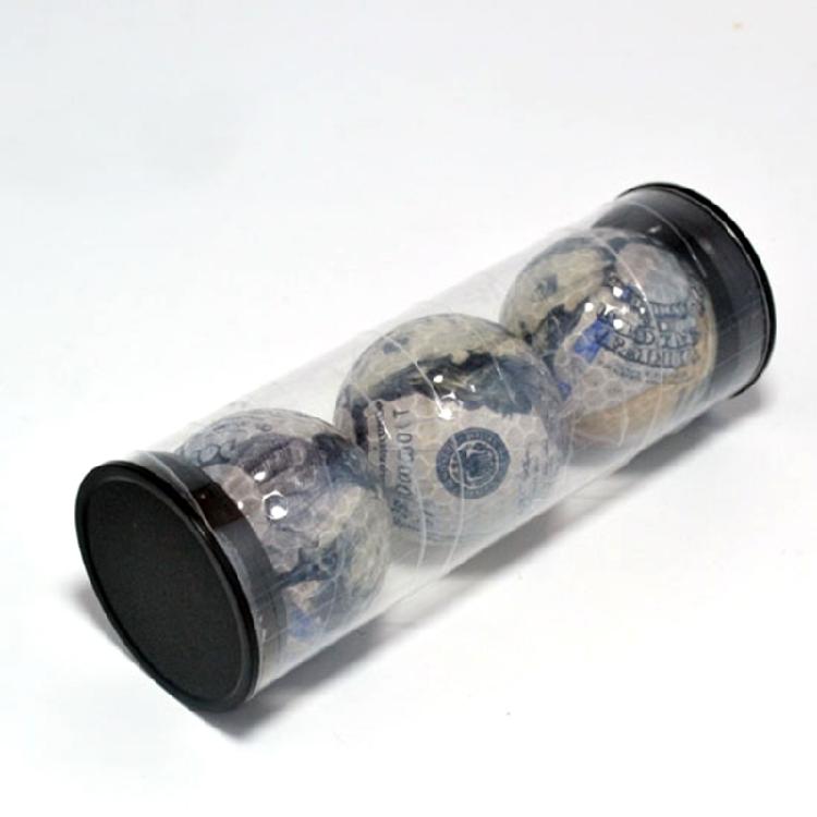 4Pcs Clear Golfs Ball Containers Portable Ball Case Plastic Tubes with Caps Small Display Tubes Golf Organizers