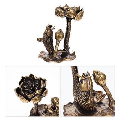 Shantou Zen Ornament Wohnkultur Weihrauch Halter Brenner Vintage Haushalt Räuchergefäß Kupfer Reinem