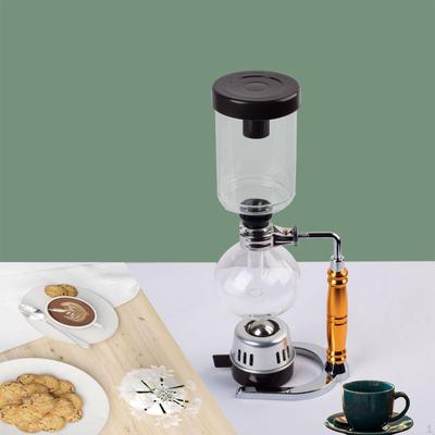 Elegant Glass Coffee Siphon Brewer for Home and Office Use