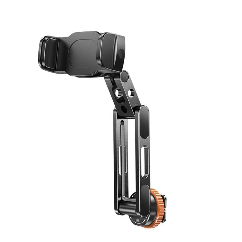 Strong Aluminum Phone Clamp Featuring 360 Rotation Double Joints Multiple Angle Adjustment for Camera Monitors 1