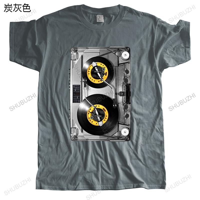 New T Shirt Black Tops For Unisex Dj Tjesto Retro Tape Awsome Mix Trance Old School Rave Unisex Bigger Size Summer T Shirts