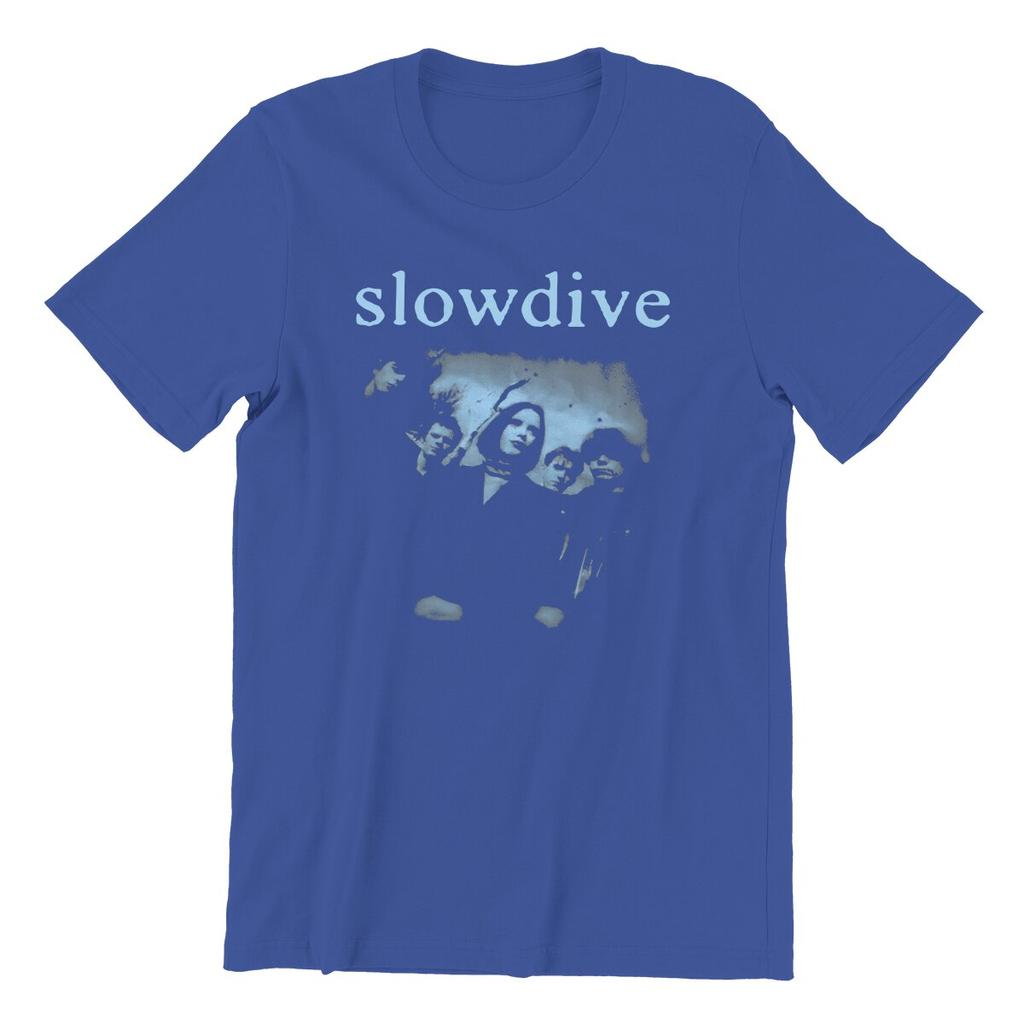 Herren Slowdive T-Shirt Tour 90er Baumwollkleidung Neuheit Kurzarm Rundhals T-Shirts Sommer T-Shirts