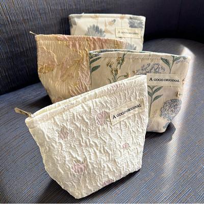 Schönheit Kosmetik Tasche Mini Geldbörse Blume Make-Up Organizer Fall Lippenstift Lagerung Taschen Frauen Kleine Brieftasche Mäppchen Fall