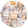 Cute Cartoon Cat Kitten Stickers Funny Toys Gift Decorative Decal For Laptop Phone Scrapbook Journal Bottle Luggage Waterproof