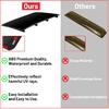 Universal Car Decorative Sunroof Vent Wind Deflector Black Top Cover DIY Car Sunroof Visor Decorative Exterior Accessories