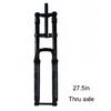 Mountain Bike DH Dual Shoulder Air Suspension Fork 26/27.5/29 Inch 34mm XC/AM/Dirt Jump Upper Damping Adjustment No Lockout