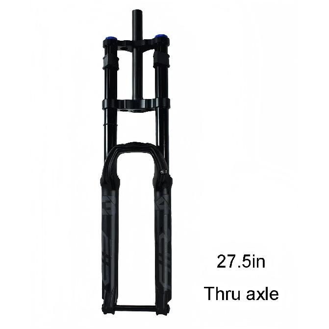 Mountain Bike DH Dual Shoulder Air Suspension Fork 26/27.5/29 Inch 34mm XC/AM/Dirt Jump Upper Damping Adjustment No Lockout