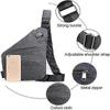 Men's Anti-Theft Bag, Anti-Theft Tote, Crossbody Bag, Travel & Sports Essential, Gray