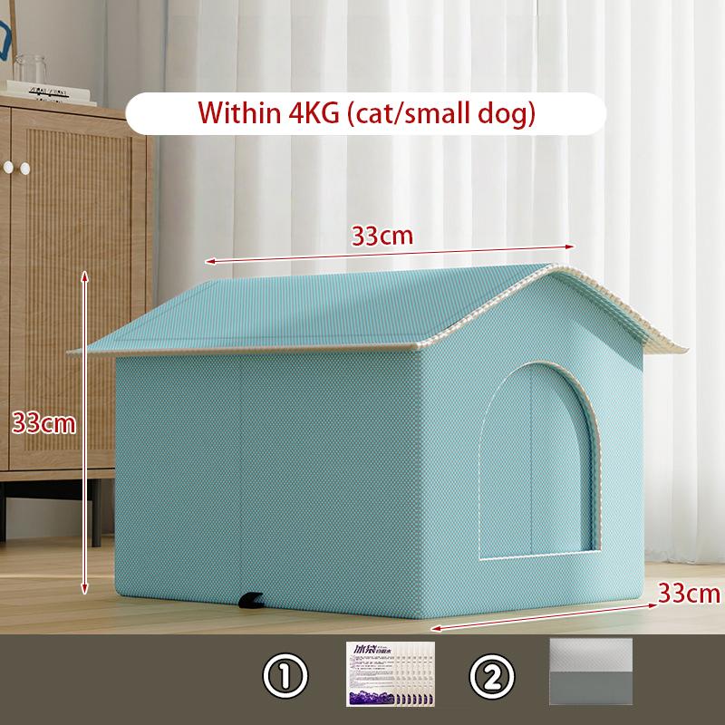 

Летний домик для кошек Охлаждающий Уличный Всепогодный Изолированный Прочный Уличный Внутренний Домик для Кошек для Летнего Укрытия для Бездомных Амбарных