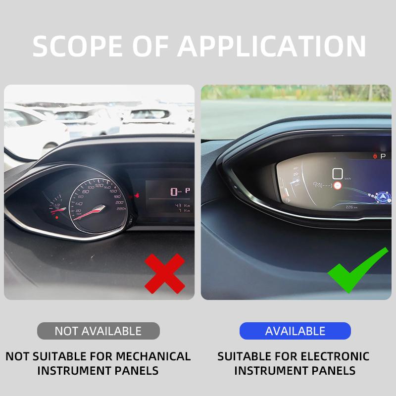 Car Dashboard Cover Anti-dirty pad Auto Non slip Dash Mat Interior Decoration Accessories For Peugeot 4008 GT 5008 2016-2023 Q3