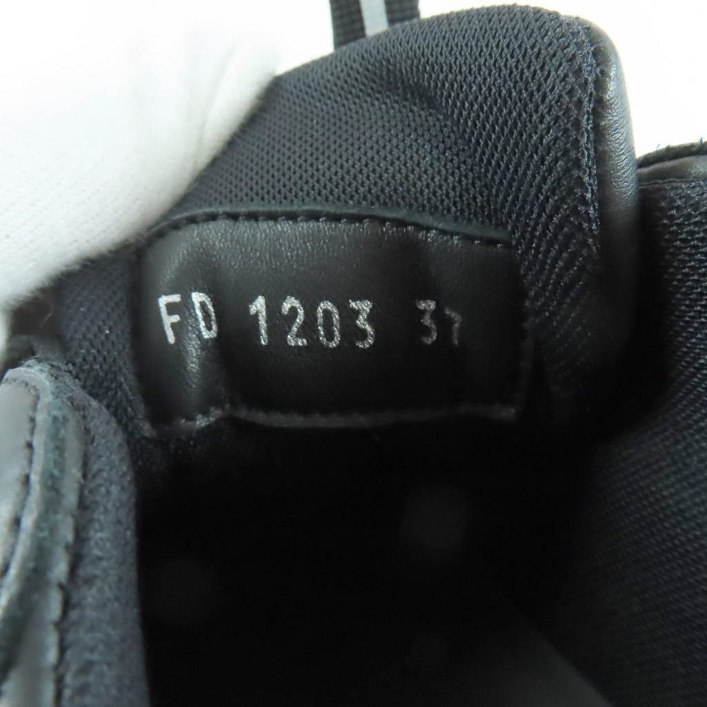 Pristine LOUIS VUITTON Sneakers Lash Line Black Leather Women 37 Used