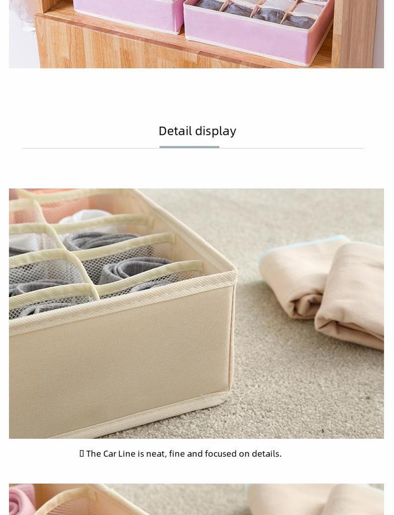 High-Elastic Foldable Mesh Underwear & Socks Organizer