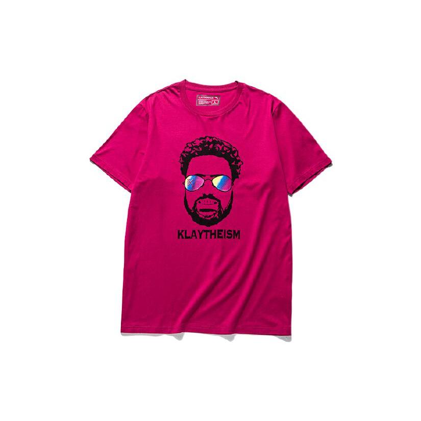 ANTA T Shirts Men s Red Crew Neck Moderate Straight Fit 152021110-4 M