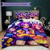 Kpop Demon Hunters Threepiece Set 1 Duvet Cover 2 Pillowcase Without Core Without Core Christmas Birthday Gift Bedding Set