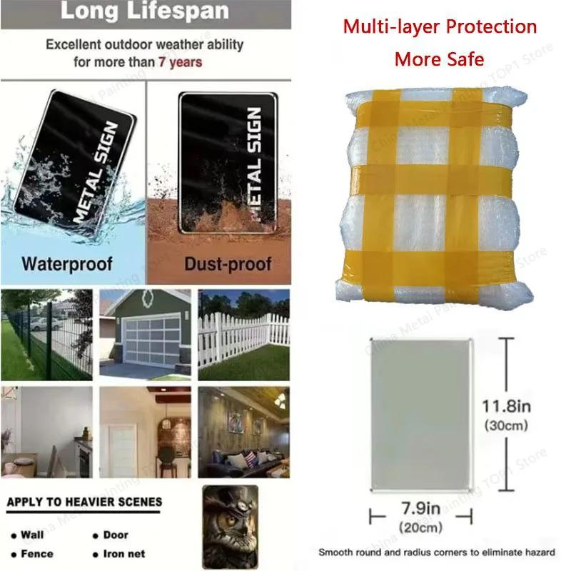 Metal Sign Poster Plates Bar Retro Wall Art Tin Sign Interior Outdoor Aesthetic Room Vintage Home Decor Items Decoration Luxu