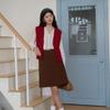 Simpeulleteulo Sr_Basic Corduroy A-Line Skirt