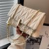 Summer Popular Bags for Women, Fashionable and Versatile Diamond Grid Chain Bags, Crossbody Bags, Textured Small Square Bags
