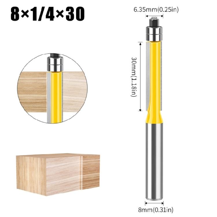 Functional 45# Steel Milling Tool Trimming Cutter For Slotting Trimming And Profiling In Various Wood Materials