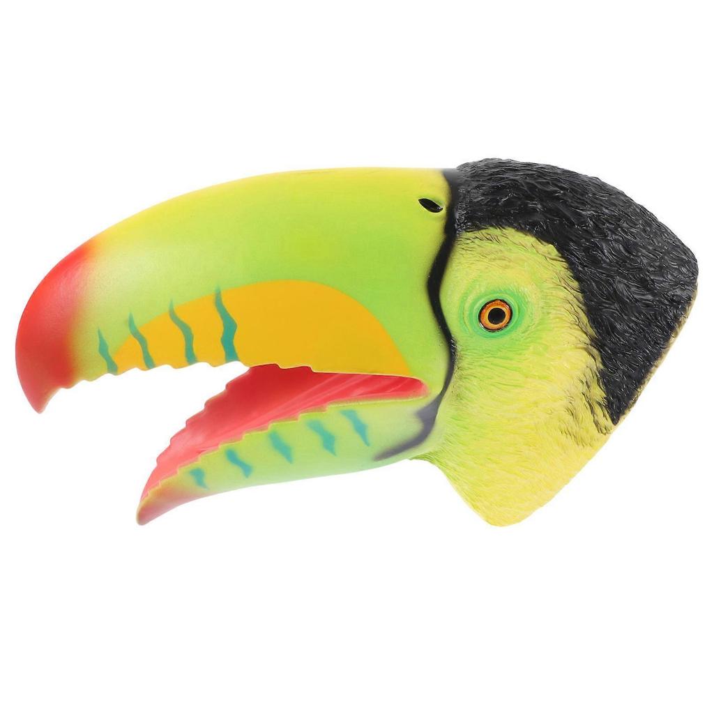 Interactive Toucan Toy for Stage Performance Kids Hand Puppet 23X22.5X10CM Role Play 1Pcs