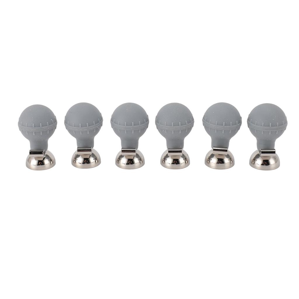 6pcs EKG Electrodes Chest Suction Ball Soft Accurate Measurement 3.04.0mm Double Hole Universal