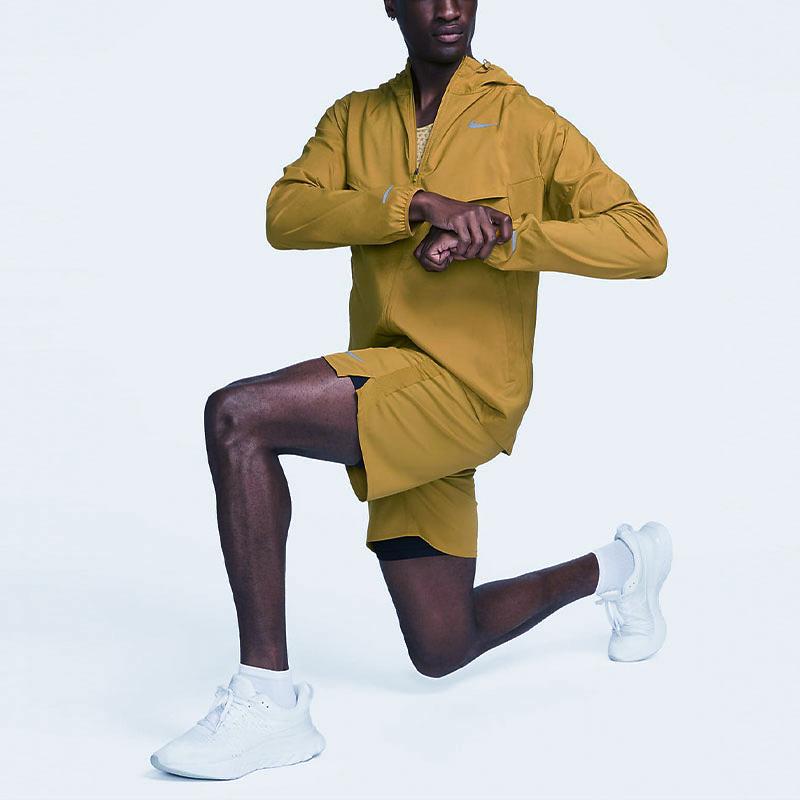 Nike Windrunner Solid Color Hooded Running Jacket Men Jacket Copper FB7541-716