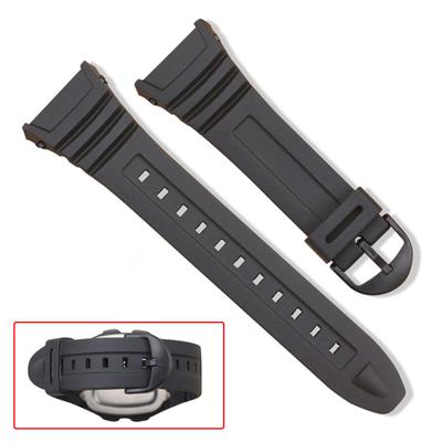 Armbanduhr Band Atmungsaktiv Wasserdicht Weiche Silikon Sport Uhr Gürtel Ersatz für Casio W-96H