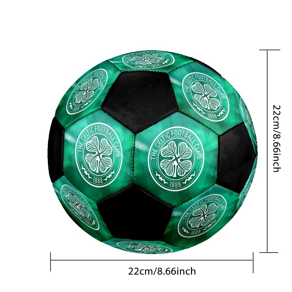 Celtic Football Club Soccer Ball Colorful All Ages Machine Stitched PVC Competition Ready Durable High-Bounce.SIZE5