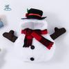 Warm Cute Santa Claus Dog Outfit Breathable Pet Dress Up Cats Christmas Clothes Soft Funny Dog Winter Clothes for Puppy Kittens