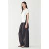 STUDIO TOMBOY BuTTon DeTail Ribbed ShorT Sleeve T shirT 9106222205ar